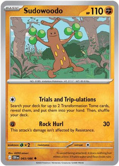 Sudowoodo (43) [ME04: Chaos Rising] - Deck Out Gaming