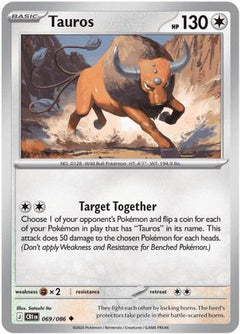 Tauros - 069/086 (69) [ME04: Chaos Rising] - Deck Out Gaming