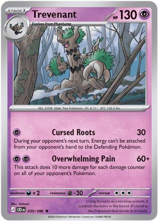 Trevenant (39) [ME04: Chaos Rising] Holofoil - Deck Out Gaming