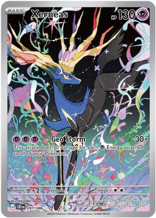 Xerneas - 091/086 (91) [ME04: Chaos Rising] Holofoil - Deck Out Gaming