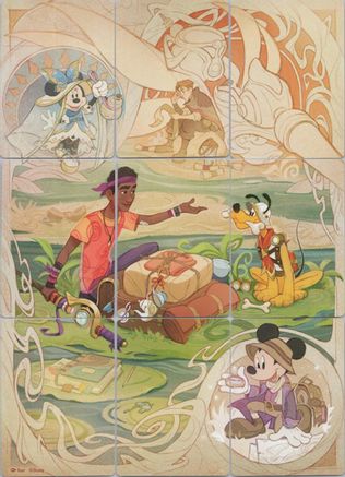 Wilds Unkown Puzzle Insert (Set of 9)  [Wilds Unknown]-1