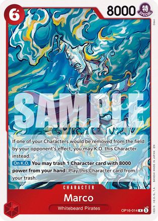 Marco (OP16-014) [The Time of Battle] Foil