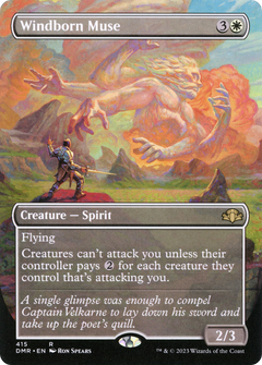 Windborn Muse (Borderless) (415) [Dominaria Remastered] - Deck Out Gaming