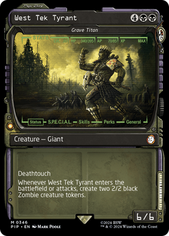 West Tek Tyrant - Grave Titan (Showcase) (346) [Fallout] foil - Deck Out Gaming