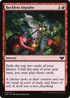 Reckless Impulse (174) [Innistrad: Crimson Vow] foil - Deck Out Gaming