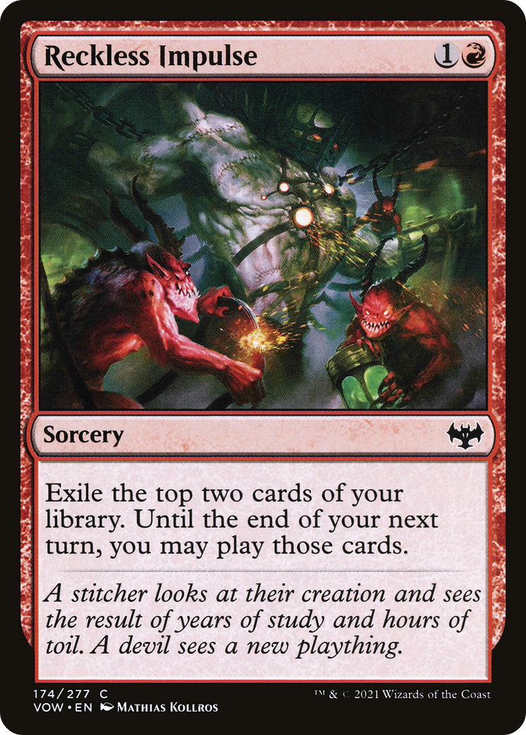 Reckless Impulse (174) [Innistrad: Crimson Vow] foil - Deck Out Gaming