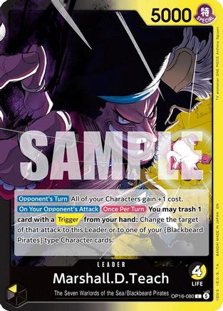 Marshall.D.Teach (080) (OP16-080) [The Time of Battle]-1
