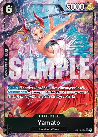 Yamato (098) (Alternate Art) (OP16-098) [The Time of Battle] Foil - Deck Out Gaming