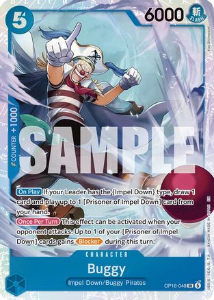 Buggy (048) (OP16-048) [The Time of Battle] Foil - Deck Out Gaming