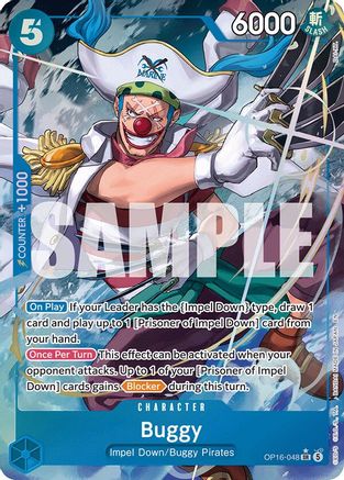 Buggy (048) (Alternate Art) (OP16-048) [The Time of Battle] Foil-1