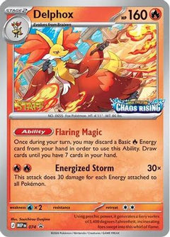 Delphox - 074 [Staff] (74) [ME: Mega Evolution Promo] Holofoil-1