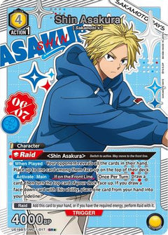 Shin Asakura (017) (SR*) (UE19BT/SMD-1-017) [UE19BT: SAKAMOTO DAYS] Foil-1