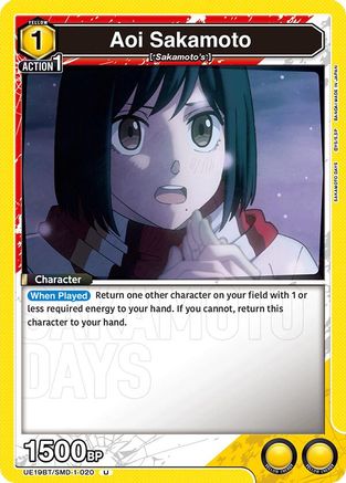Aoi Sakamoto (020) (UE19BT/SMD-1-020) [UE19BT: SAKAMOTO DAYS] - Deck Out Gaming