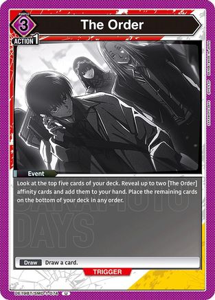 The Order (UE19BT/SMD-1-074) [UE19BT: SAKAMOTO DAYS]