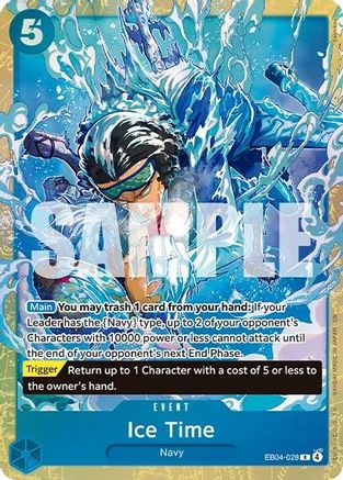 Ice Time (Premium Card Collection -Best Selection Vol. 6-) (EB04-028) [One Piece Promotion Cards] Foil - Deck Out Gaming