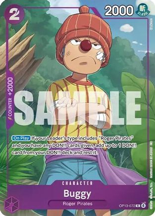 Buggy (Premium Card Collection -Best Selection Vol. 6-) (OP13-072) [One Piece Promotion Cards] Foil - Deck Out Gaming