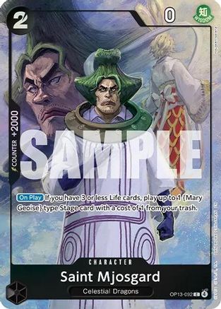 Saint Mjosgard (Premium Card Collection -Best Selection Vol. 6-) (OP13-092) [One Piece Promotion Cards] Foil - Deck Out Gaming