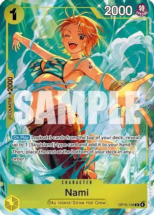 Nami (Premium Card Collection -Best Selection Vol. 6-) (OP15-108) [One Piece Promotion Cards] Foil - Deck Out Gaming