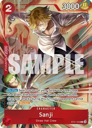 Sanji (Premium Card Collection -Best Selection Vol. 6-) (ST21-003) [One Piece Promotion Cards] Foil - Deck Out Gaming