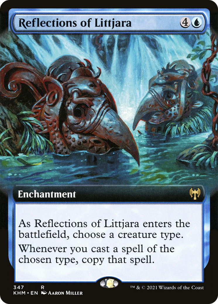 Reflections of Littjara (Extended Art) (347) [Kaldheim] - Deck Out Gaming