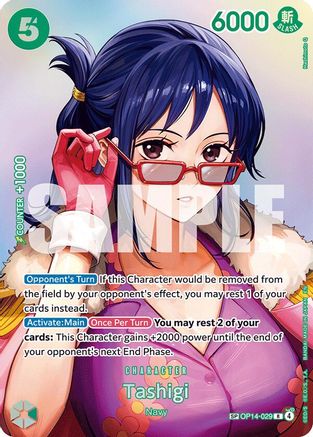 Tashigi (SP) (OP14-029) [The Time of Battle] Foil - Deck Out Gaming