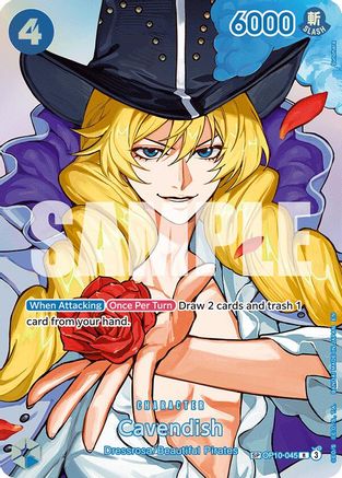 Cavendish (SP) (OP10-045) [The Time of Battle] Foil - Deck Out Gaming