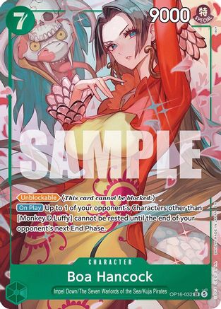 Boa Hancock (Alternate Art) (OP16-032) [The Time of Battle] Foil - Deck Out Gaming