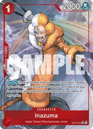 Inazuma (Full Art) (ST30-002) [Starter Deck EX: Luffy & Ace] Foil-1