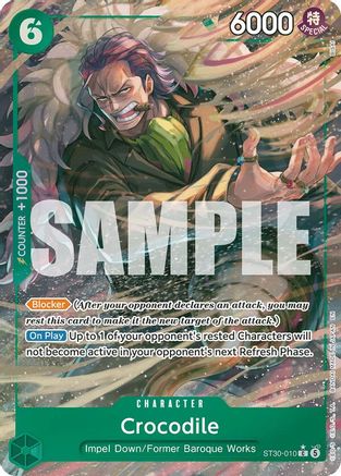 Crocodile (Full Art) (ST30-010) [Starter Deck EX: Luffy & Ace] Foil - Deck Out Gaming