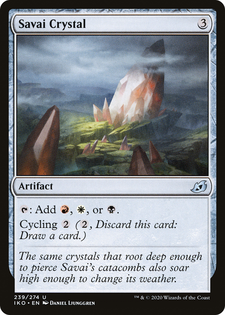 Savai Crystal (239) [Ikoria: Lair of Behemoths] foil - Deck Out Gaming