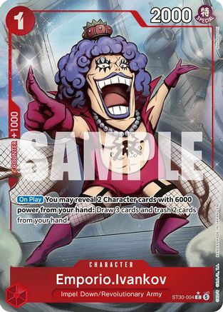 Emporio.Ivankov (Full Art) (ST30-004) [Starter Deck EX: Luffy & Ace] Foil - Deck Out Gaming