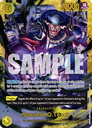 Marshall.D.Teach (119) (OP16-119) [The Time of Battle] Foil - Deck Out Gaming