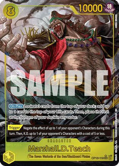 Marshall.D.Teach (119) (Alternate Art) (OP16-119) [The Time of Battle] Foil-1