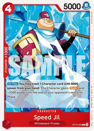 Speed Jil (OP16-009) [The Time of Battle] - Deck Out Gaming