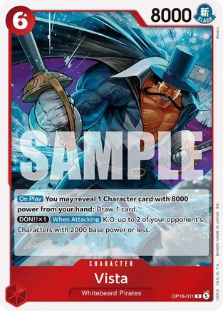 Vista (OP16-011) [The Time of Battle] Foil - Deck Out Gaming