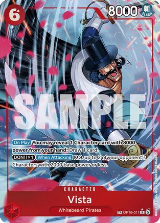 Vista (TR) (OP16-011) [The Time of Battle] Foil - Deck Out Gaming