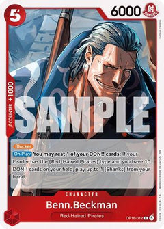 Benn.Beckman (OP16-012) [The Time of Battle] Foil-1