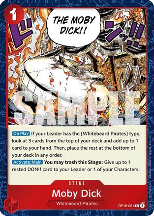 Moby Dick (OP16-021) [The Time of Battle] Foil