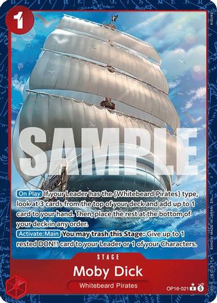 Moby Dick (Alternate Art) (OP16-021) [The Time of Battle] Foil-1