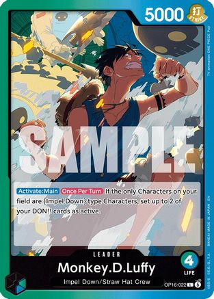 Monkey.D.Luffy (022) (OP16-022) [The Time of Battle]-1