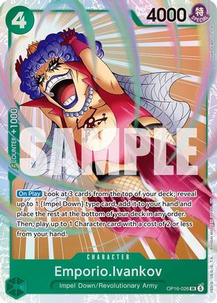 Emporio.Ivankov (026) (OP16-026) [The Time of Battle] Foil - Deck Out Gaming