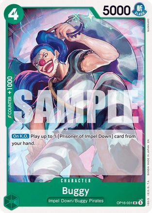 Buggy (031) (OP16-031) [The Time of Battle] - Deck Out Gaming