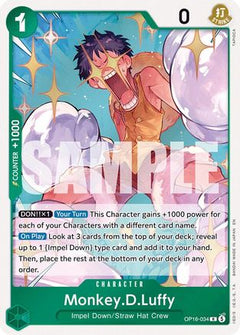 Monkey.D.Luffy (034) (OP16-034) [The Time of Battle] Foil-1