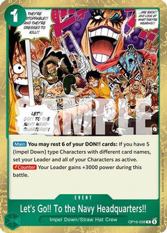 Let's Go!! To the Navy Headquarters.. (OP16-038) [The Time of Battle] Foil-1