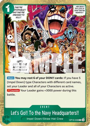 Let's Go!! To the Navy Headquarters.. (OP16-038) [The Time of Battle] Foil