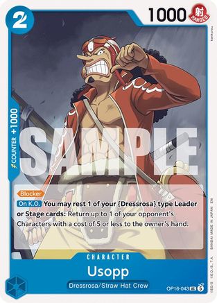 Usopp (OP16-043) [The Time of Battle] - Deck Out Gaming