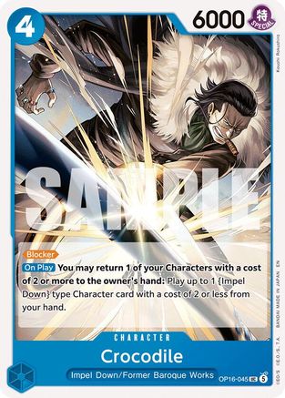 Crocodile (OP16-045) [The Time of Battle] - Deck Out Gaming