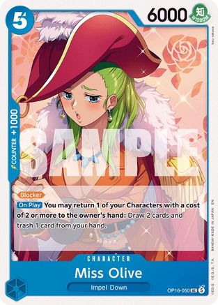 Miss Olive (OP16-050) [The Time of Battle]-1