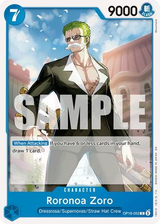 Roronoa Zoro (053) (OP16-053) [The Time of Battle] - Deck Out Gaming
