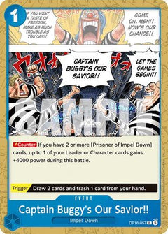Captain Buggy's Our Savior!! (OP16-057) [The Time of Battle]-1